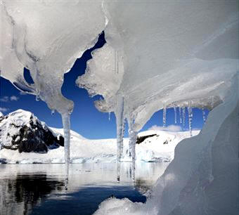 Las regiones costeras del Antártico son más apacibles debido a la mayor radiación solar y periodos de invierno más cortos