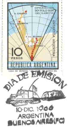 Cincuentenario de la primera estafeta postal en la Antártida argentina
