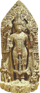 Imagen que representa el dios Brahma