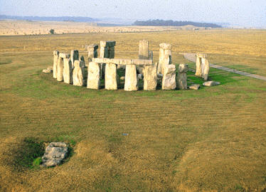 Cromlechs de Stonehenge, en Salisbury (Gran Bretaña)