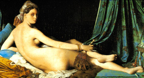 La gran odalisca, de Ingres, Museo del Louvre