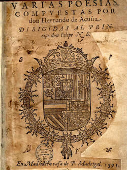 Poetas destacados del siglo XVI: Hernando de Acuña 