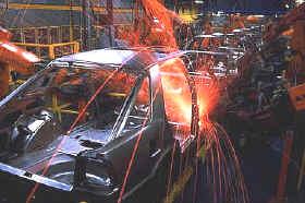producción industrial vehículos