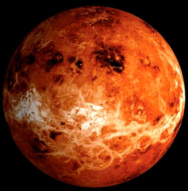 Foto de Venus obtenida por la sonda Mariner X
