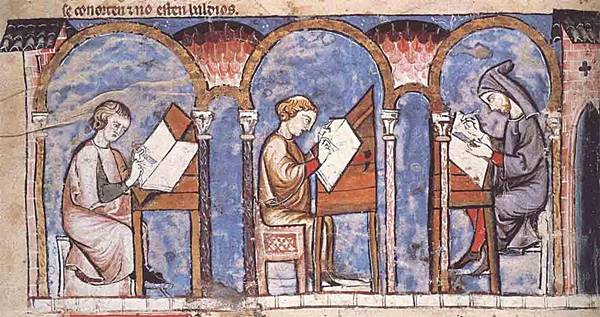 Blog Cultureduca educativa escritorio-medieval LA LITERATURA INFANTIL Y JUVENIL: HISTORIA Y EVOLUCIÓN  
