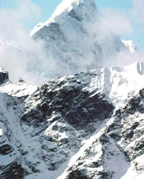 Paisaje típico alpino