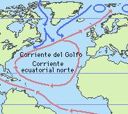 Corriente del Golfo o Gulf Stream 