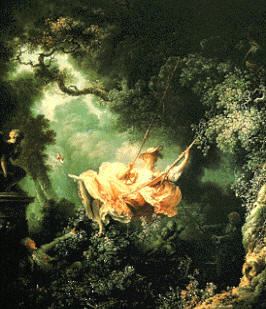 El Columpio, de Fragonard, una de las obras más características de la pintura Rococó. Galería Wallace, Londres