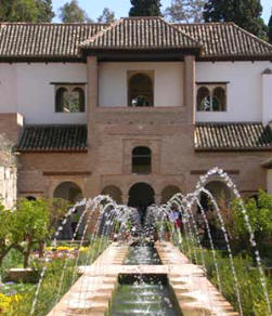 Jardines del Generalife en Granada