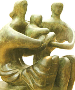 Grupo familiar, de Henry Moore