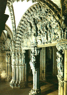 Pórtico de la Gloria, de la catedral de Santiago de Compostela