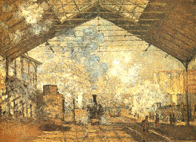 La estación de Saint Lazare, de Monet. Museo de Orsay, París