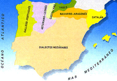 Cronología y situación de las lenguas peninsulares: mediados del siglo X