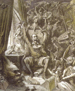 El Quijote, en una ilustración de Gustave Doré