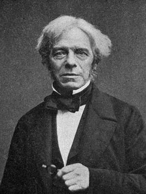 Michael Faraday y James Clerk Maxwell, teorizaron y experimentaron sobre la existencia del electromagnetismo. Imágenes Wikimedia Commons.